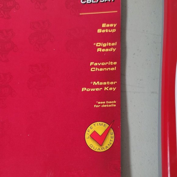 University of Wisconsin Badgers Universal Remote Control Plus Instructions - Picture 5 of 6